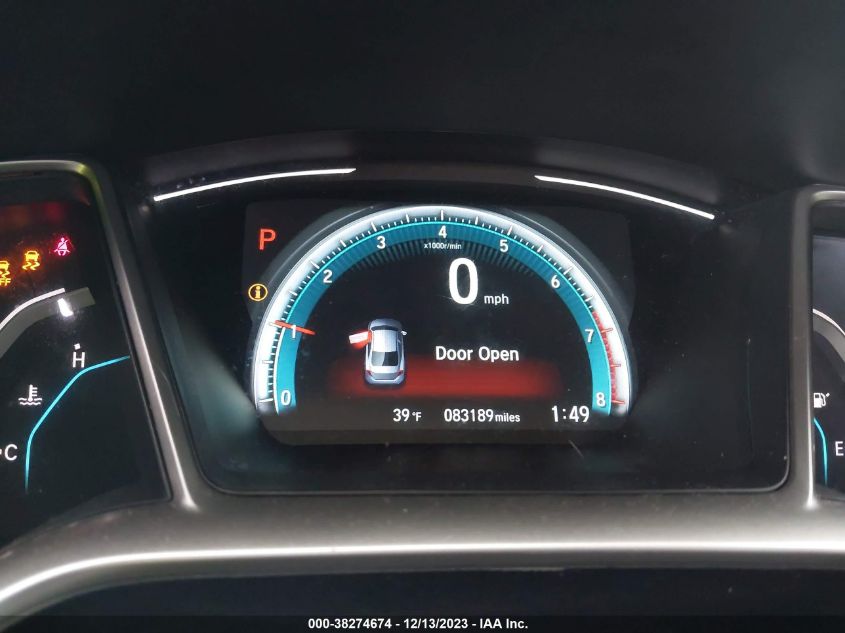 2017 HONDA CIVIC EX - 19XFC2F7XHE067743