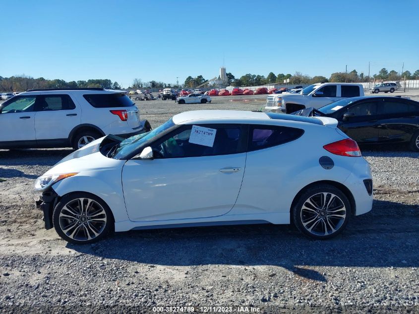 2016 HYUNDAI VELOSTER TURBO - KMHTC6AE6GU304207