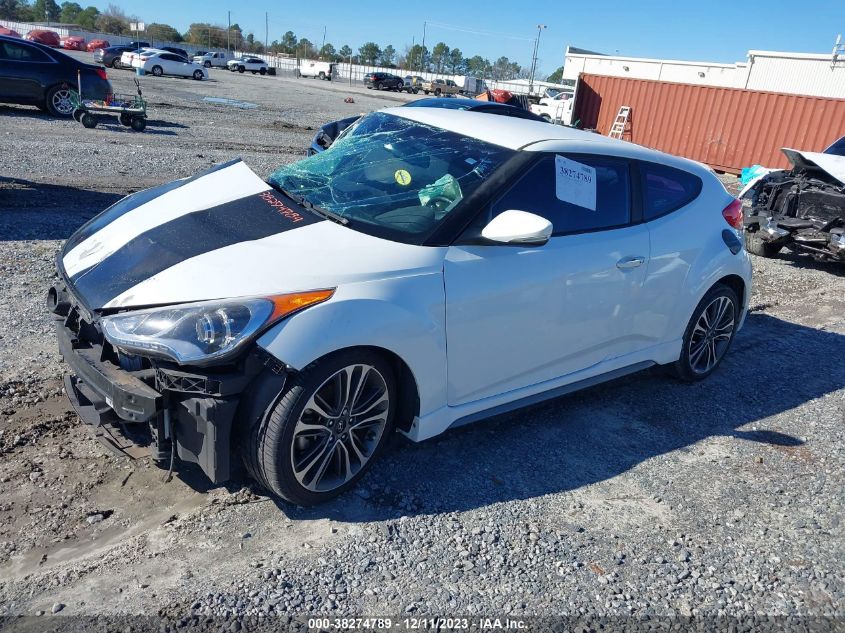 2016 HYUNDAI VELOSTER TURBO - KMHTC6AE6GU304207