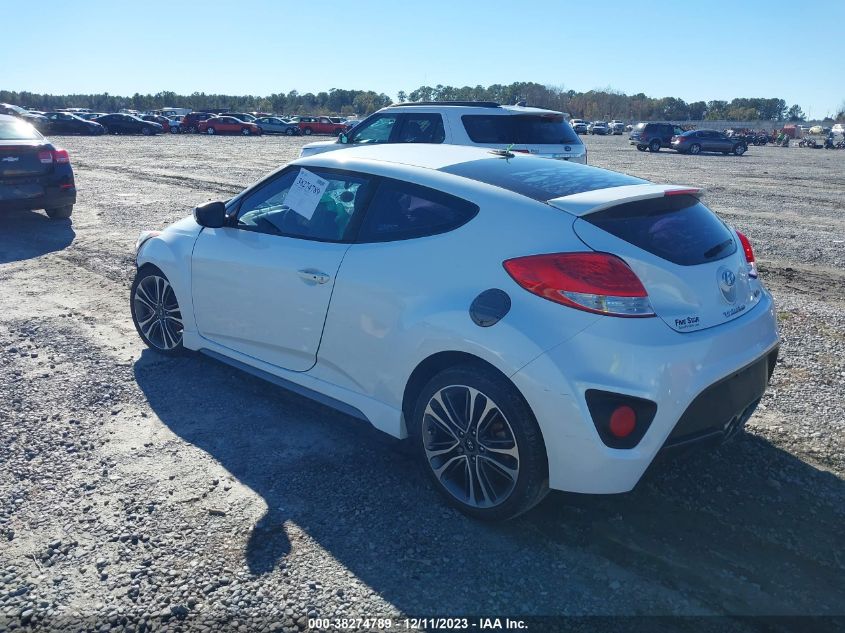 2016 HYUNDAI VELOSTER TURBO - KMHTC6AE6GU304207