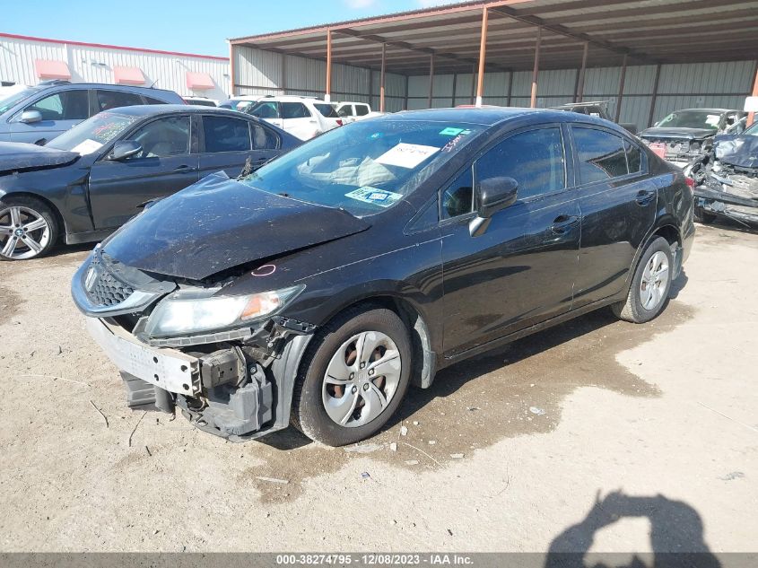2014 HONDA CIVIC LX - 2HGFB2F5XEH506605