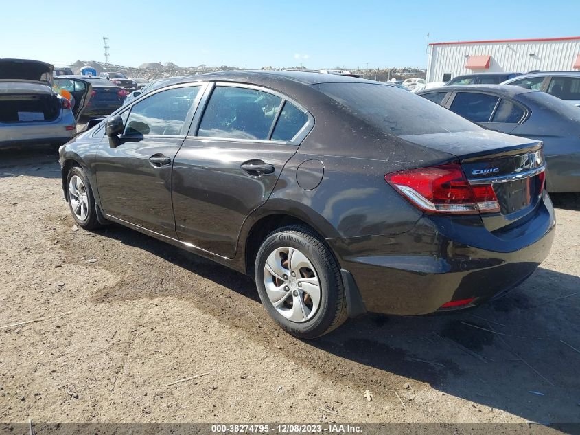 2014 HONDA CIVIC LX - 2HGFB2F5XEH506605