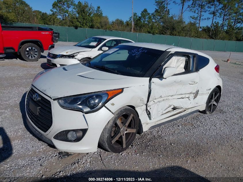 2015 HYUNDAI VELOSTER TURBO - KMHTC6AE8FU229377