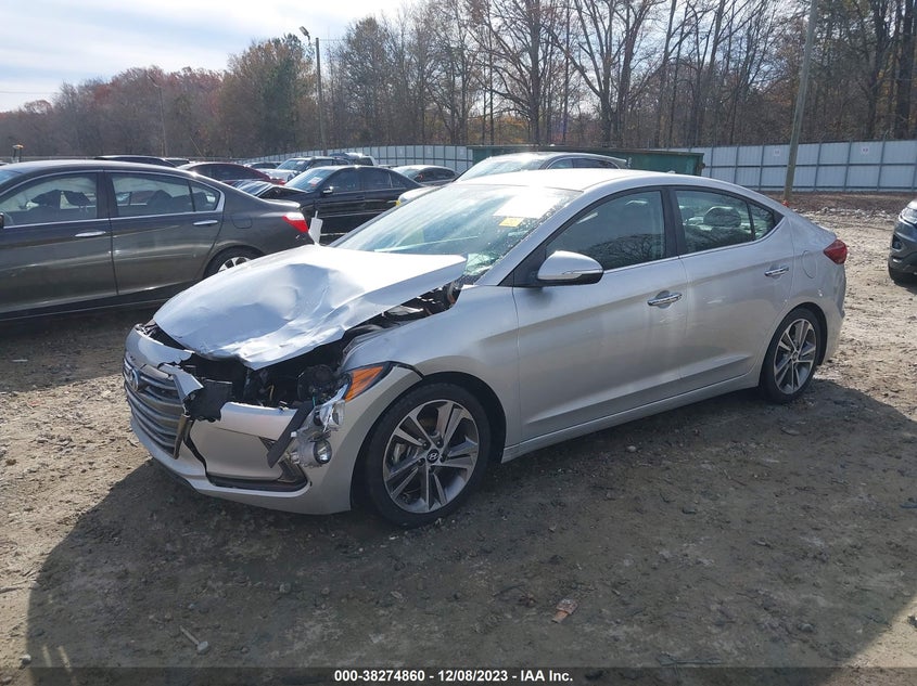 VIN 5NPD84LFXHH026931 2017 HYUNDAI ELANTRA LIMITED