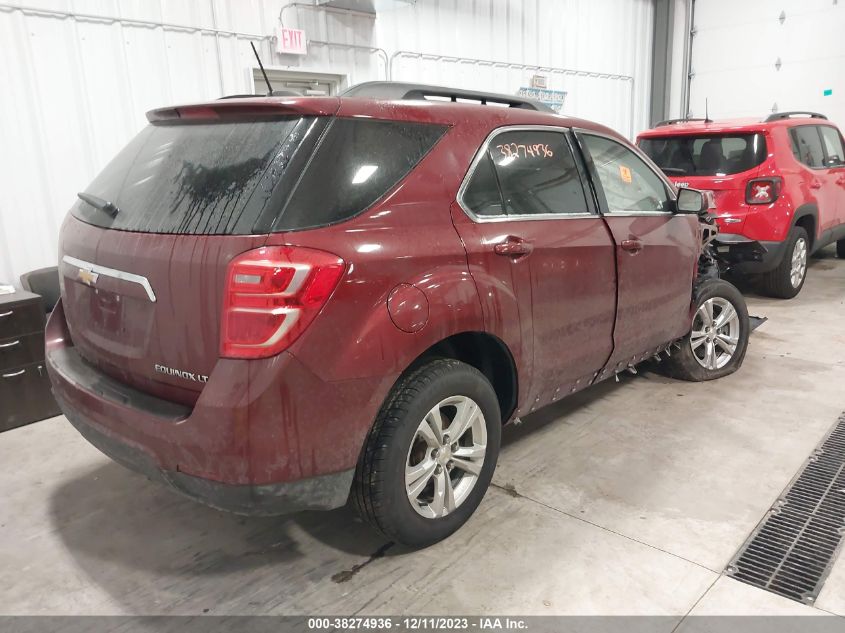 2016 CHEVROLET EQUINOX LT - 2GNALCEK7G6269385