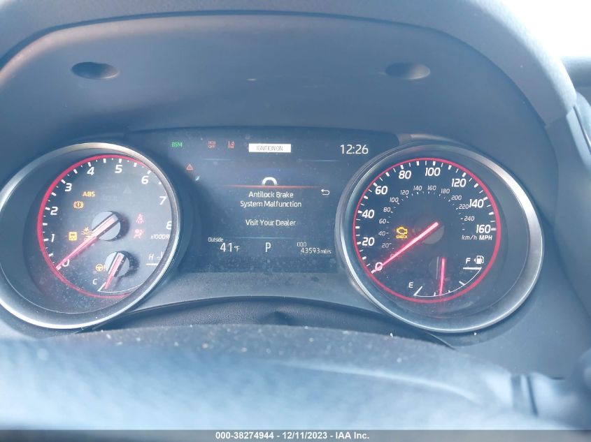 2022 TOYOTA CAMRY XSE - 4T1K61BK2NU063060