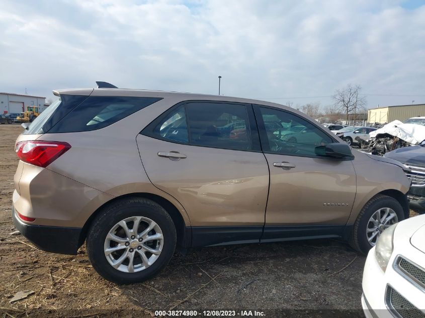 2019 CHEVROLET EQUINOX LS - 2GNAXHEV7K6236116