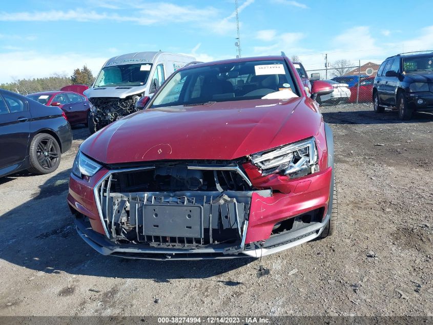 2017 AUDI A4 ALLROAD 2.0T PREMIUM WA18NAF42HA162989