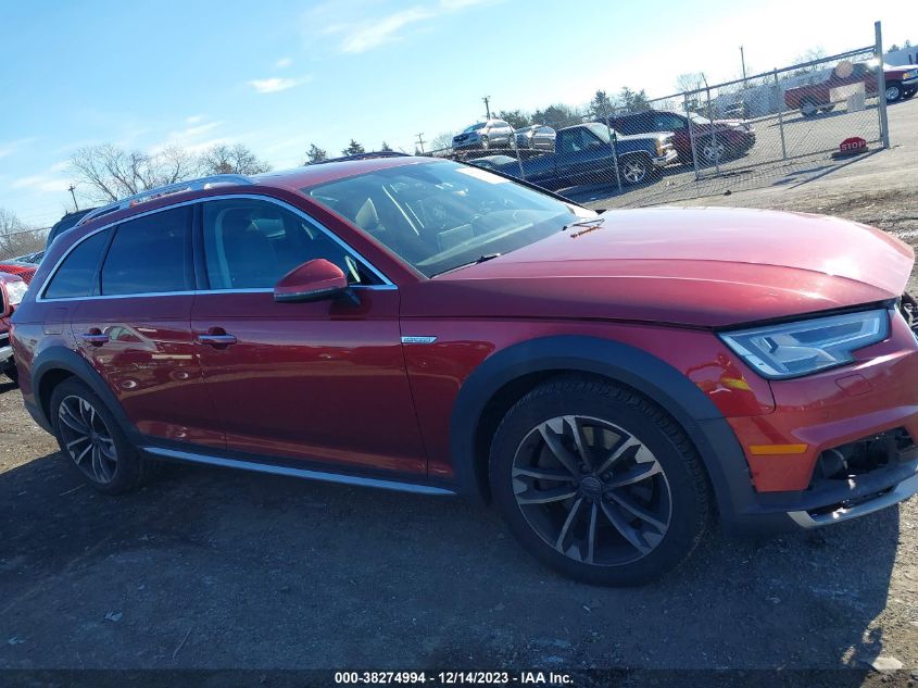 2017 AUDI A4 ALLROAD 2.0T PREMIUM WA18NAF42HA162989