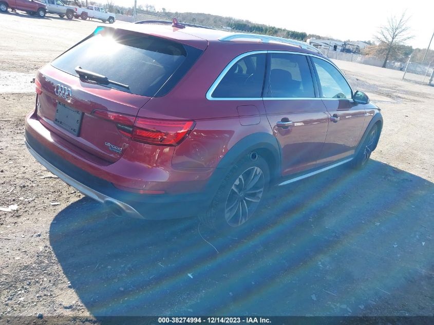 2017 AUDI A4 ALLROAD 2.0T PREMIUM WA18NAF42HA162989