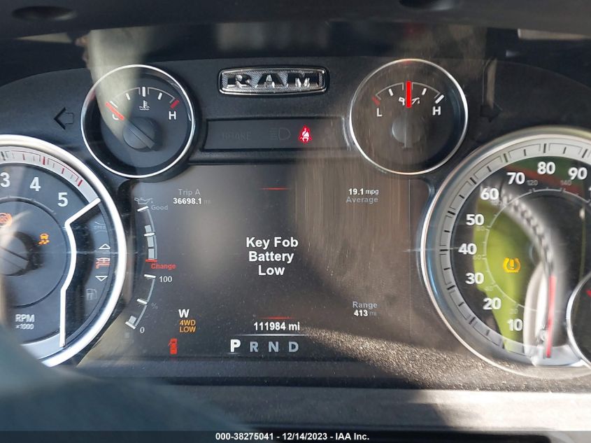 2018 RAM 2500 LARAMIE  4X4 6'4 BOX - 3C6UR5FL2JG425794