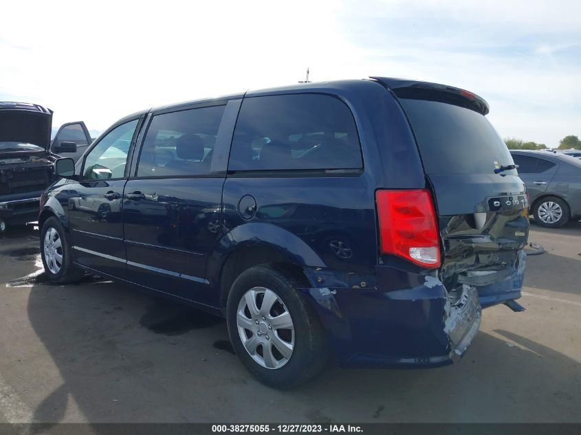 2014 DODGE GRAND CARAVAN AVP/SE - 2C4RDGBGXER354524