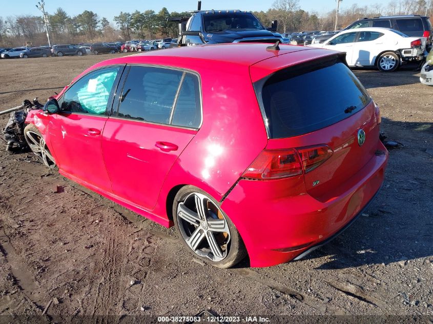2016 VOLKSWAGEN GOLF R - WVWUF7AU0GW062905