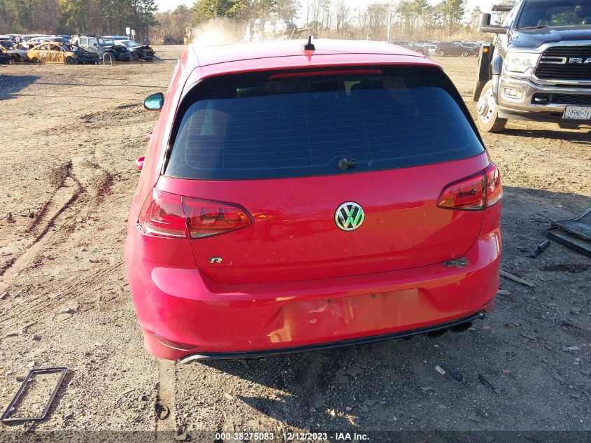 2016 VOLKSWAGEN GOLF R - WVWUF7AU0GW062905