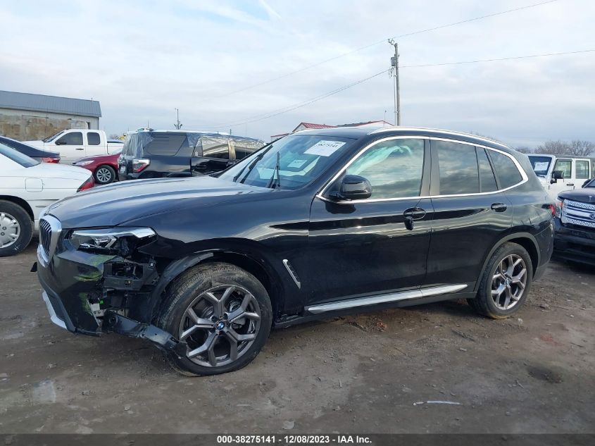 2022 BMW X3 XDRIVE30I - 5UX53DP02N9N37142