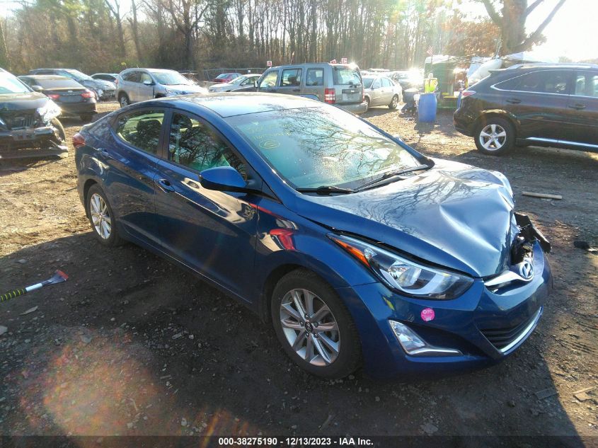 2016 HYUNDAI ELANTRA SE - KMHDH4AE8GU503365