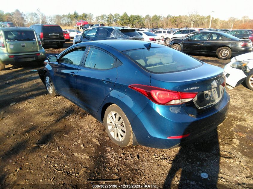 2016 HYUNDAI ELANTRA SE - KMHDH4AE8GU503365