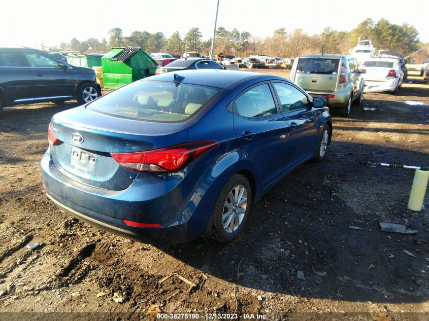 2016 HYUNDAI ELANTRA SE - KMHDH4AE8GU503365