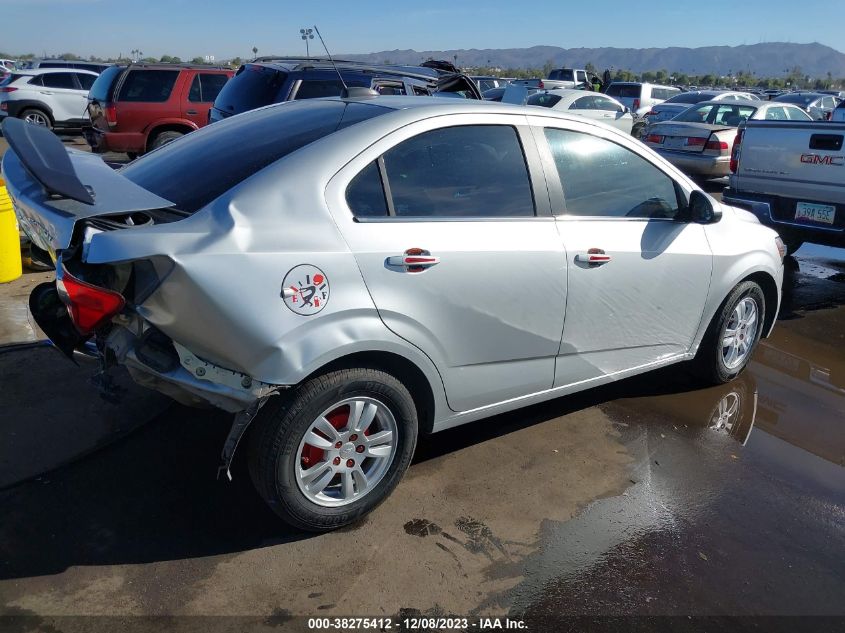 2015 CHEVROLET SONIC LT AUTO - 1G1JC5SH3F4155549