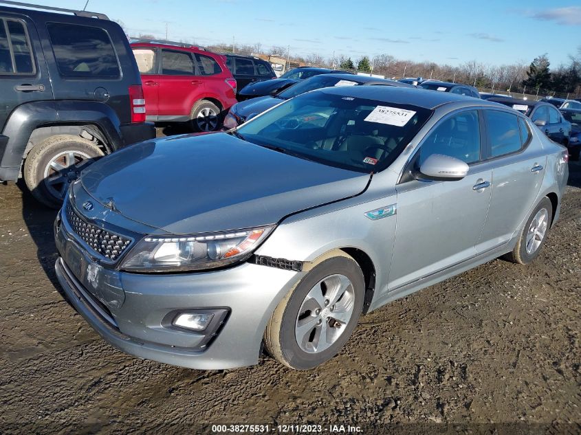 2015 KIA OPTIMA HYBRID - KNAGM4ADXF5087121