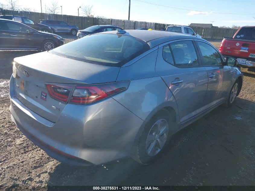 2015 KIA OPTIMA HYBRID - KNAGM4ADXF5087121