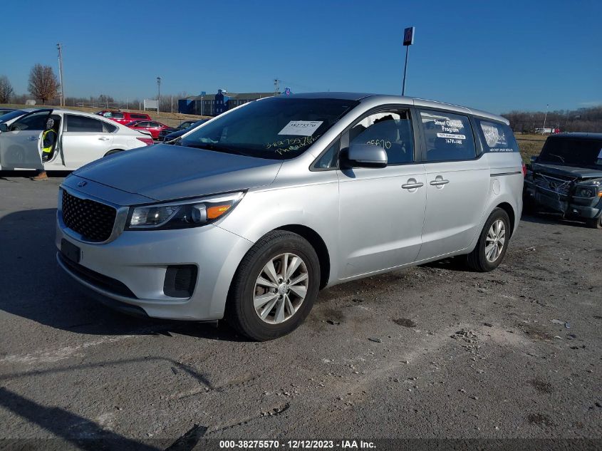 2017 KIA SEDONA L - KNDMA5C12H6258917