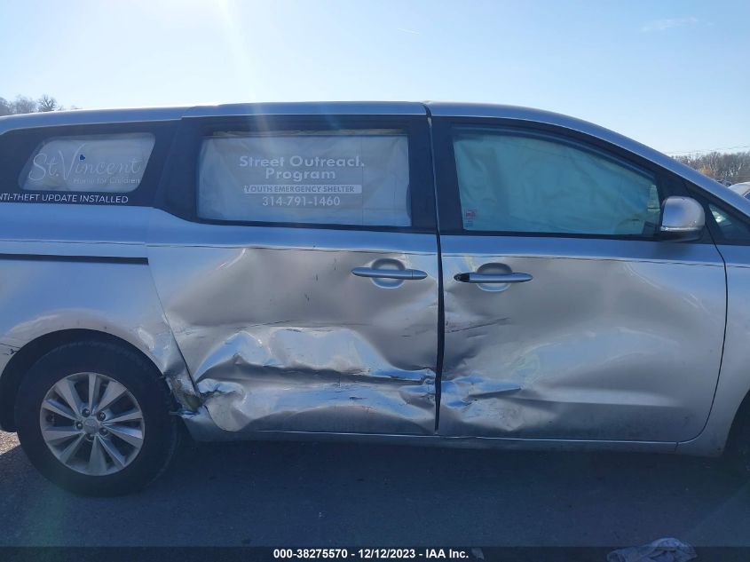 2017 KIA SEDONA L - KNDMA5C12H6258917