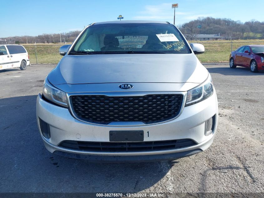 2017 KIA SEDONA L - KNDMA5C12H6258917