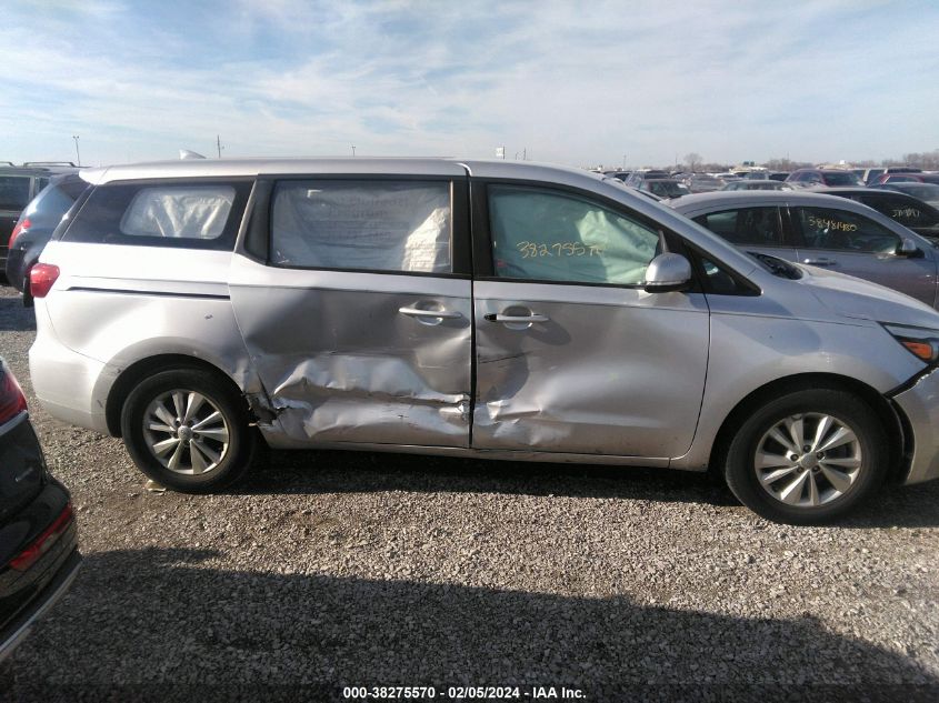2017 KIA SEDONA L - KNDMA5C12H6258917