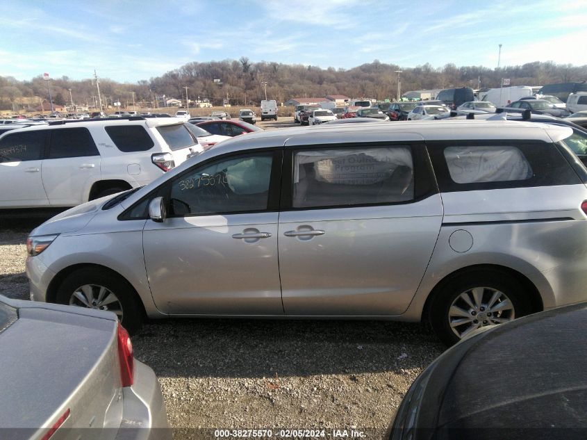 2017 KIA SEDONA L - KNDMA5C12H6258917