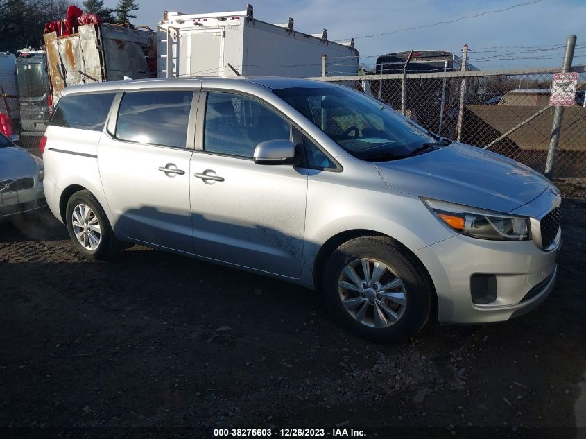 2015 KIA SEDONA L - KNDMA5C19F6020754