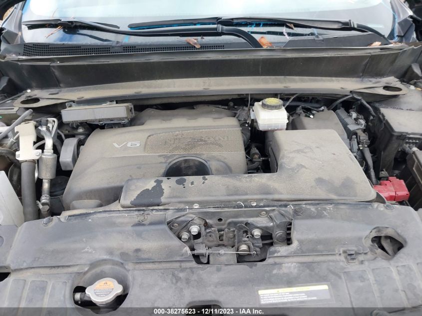 2019 NISSAN PATHFINDER S/SL/SV - 5N1DR2MN7KC593538