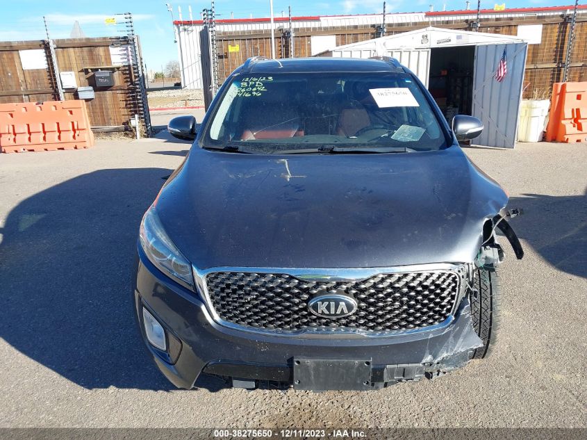 VIN 5XYPKDA50HG260642 2017 KIA SORENTO SX/SX LIMITED