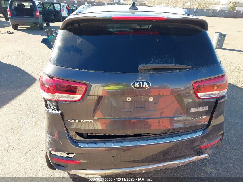 VIN 5XYPKDA50HG260642 2017 KIA SORENTO SX/SX LIMITED