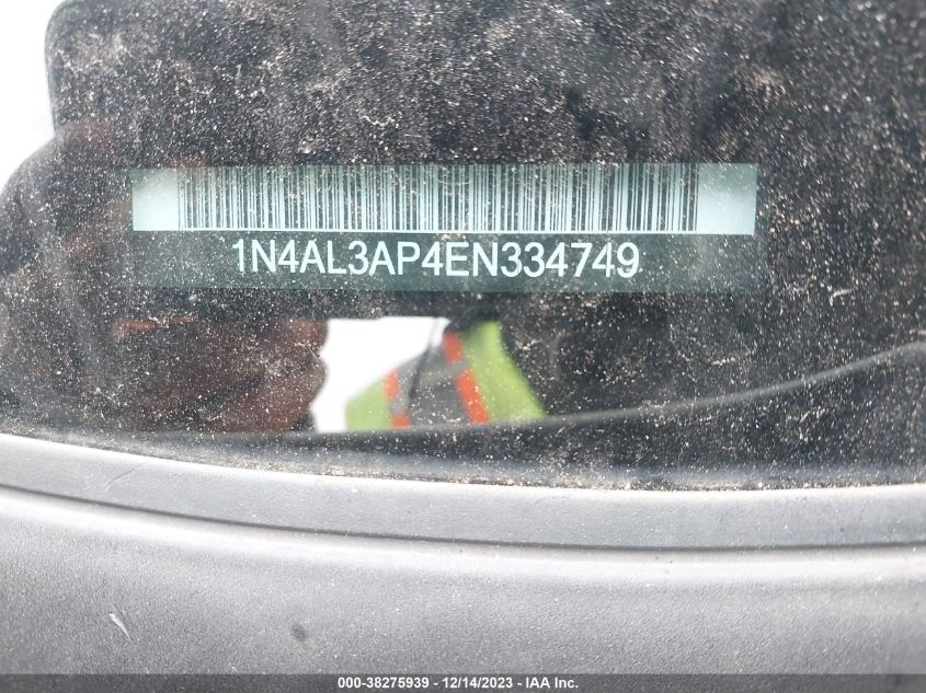 2014 NISSAN ALTIMA 2.5 S - 1N4AL3AP4EN334749