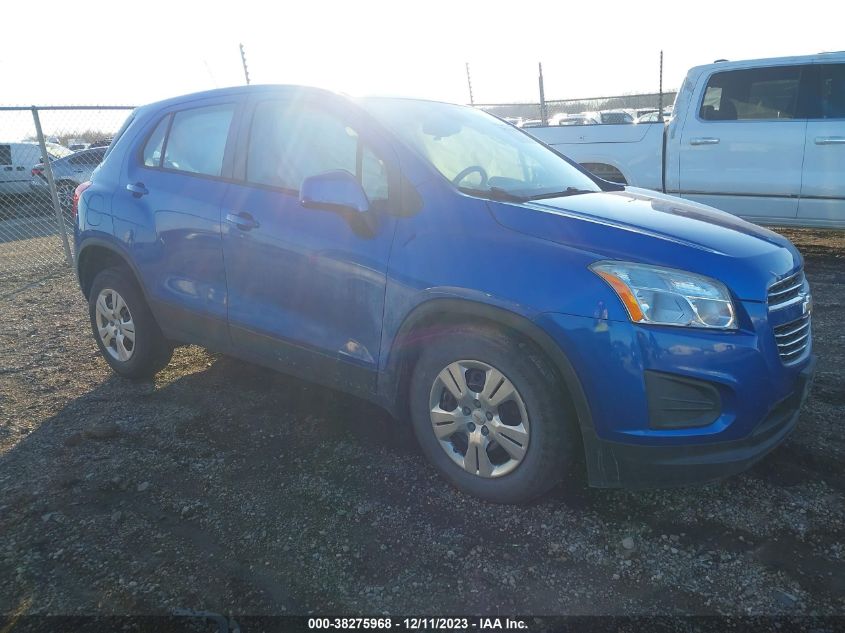 2016 CHEVROLET TRAX LS - KL7CJKSB0GB644565