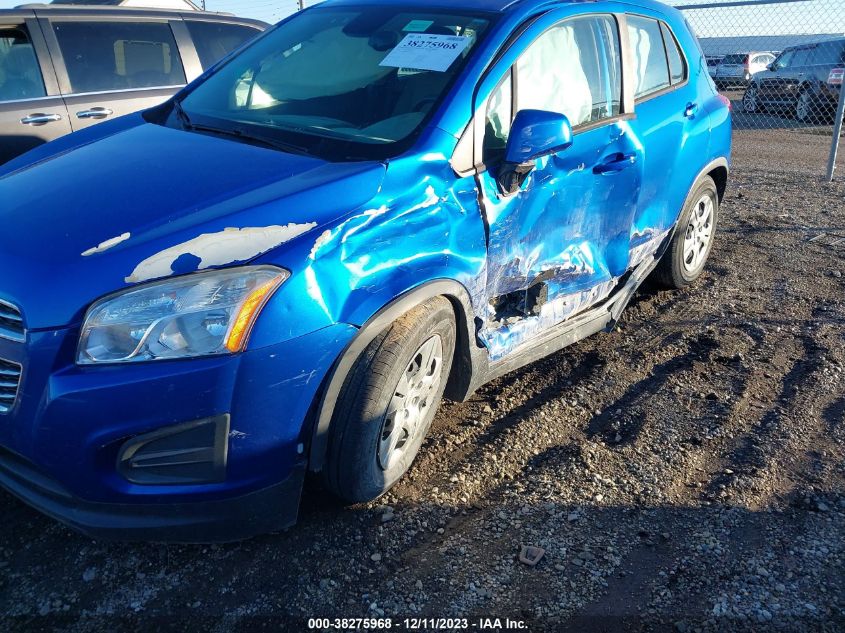 2016 CHEVROLET TRAX LS - KL7CJKSB0GB644565
