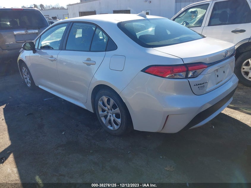 VIN 5YFEPMAE7NP307228 2022 TOYOTA COROLLA LE