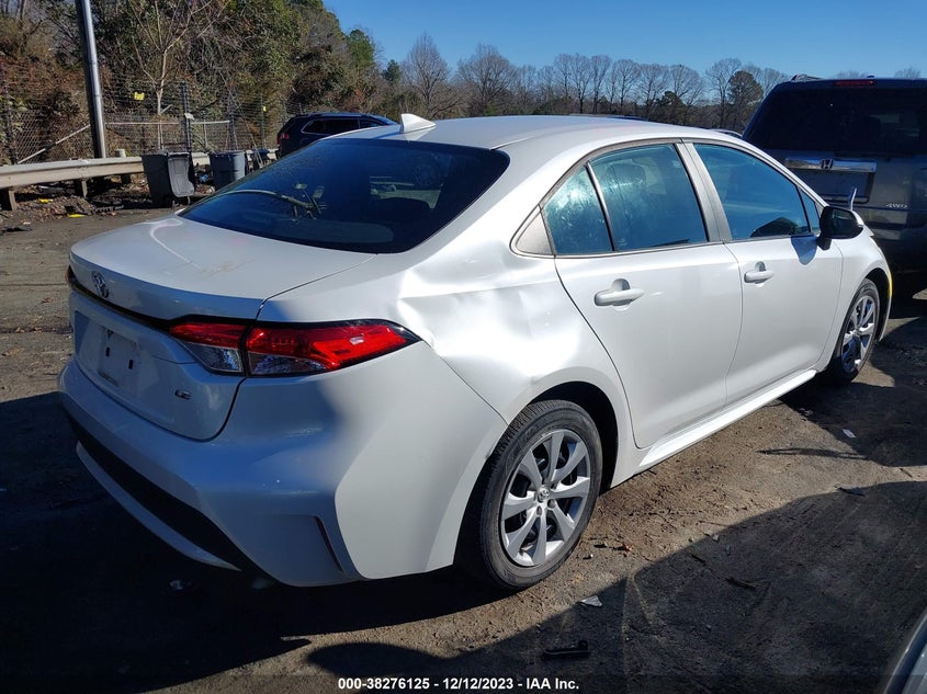 VIN 5YFEPMAE7NP307228 2022 TOYOTA COROLLA LE