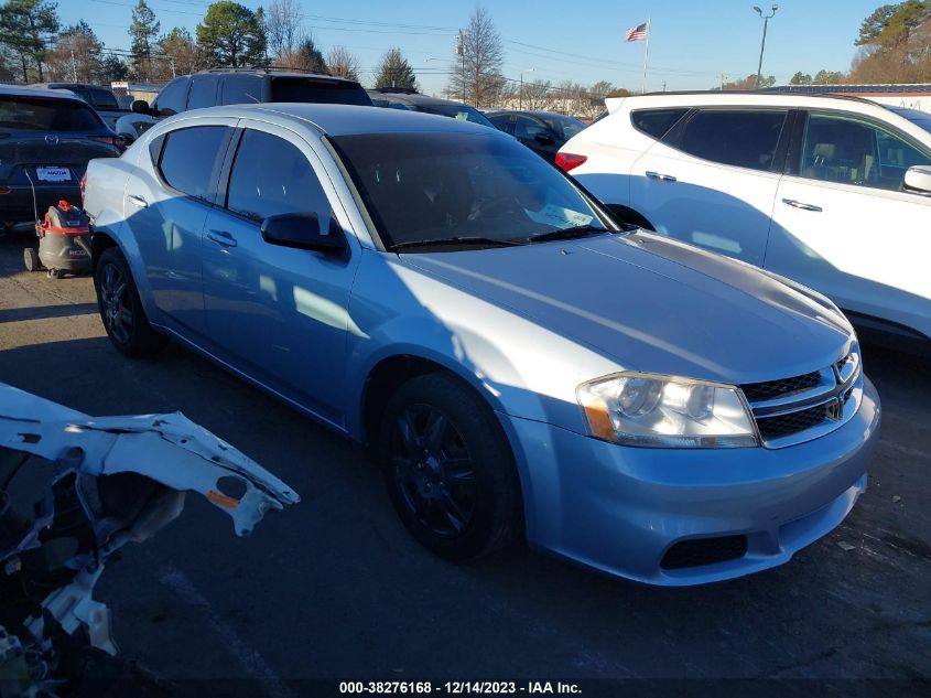 2013 DODGE AVENGER SE - 1C3CDZAB5DN710546