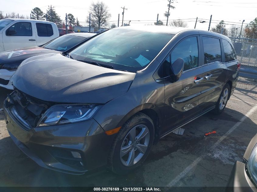 2018 HONDA ODYSSEY EX-L - 5FNRL6H72JB107301