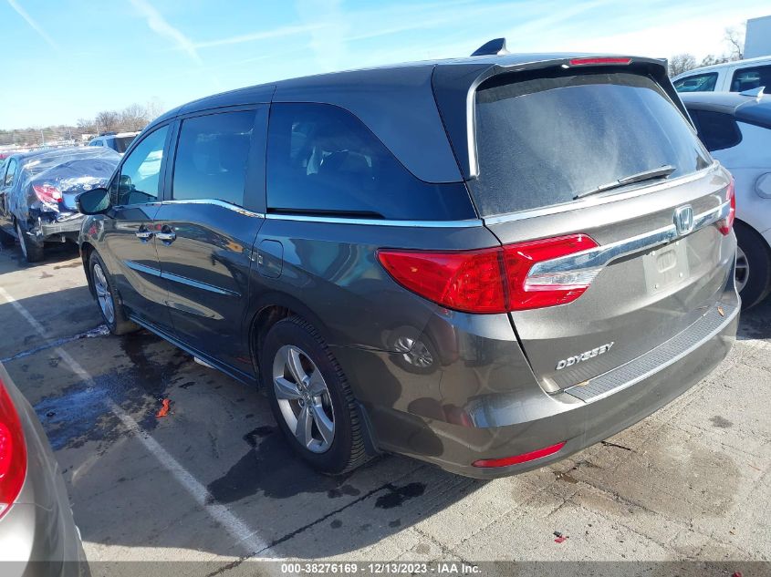2018 HONDA ODYSSEY EX-L - 5FNRL6H72JB107301
