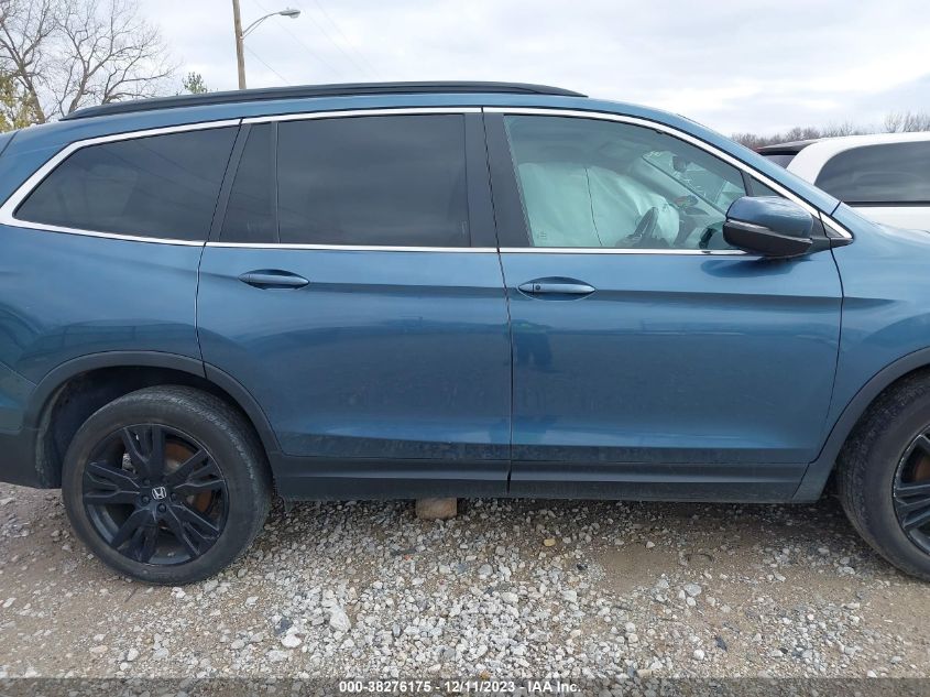 2021 HONDA PILOT SE - 5FNYF6H26MB089154