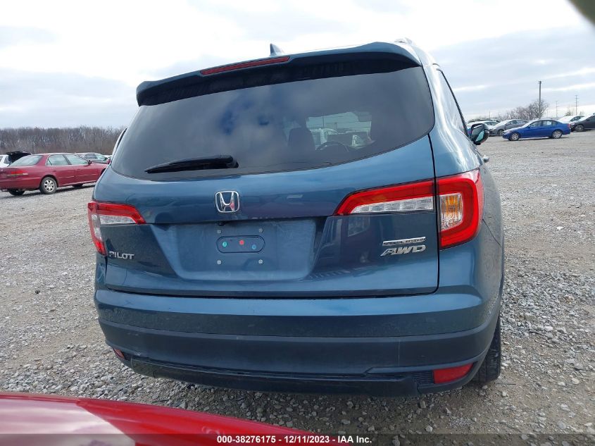 2021 HONDA PILOT SE - 5FNYF6H26MB089154