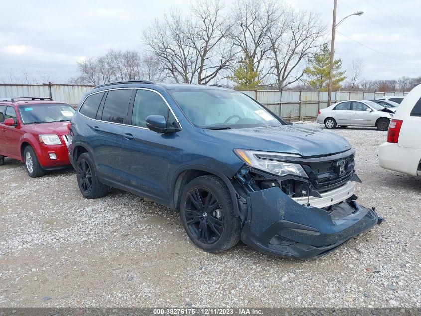 2021 HONDA PILOT SE - 5FNYF6H26MB089154