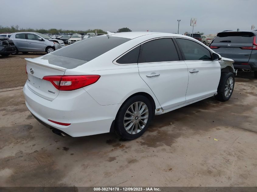 2015 HYUNDAI SONATA LIMITED - 5NPE34AF6FH116578