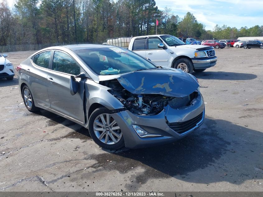 2016 HYUNDAI ELANTRA SE - KMHDH4AE9GU621859