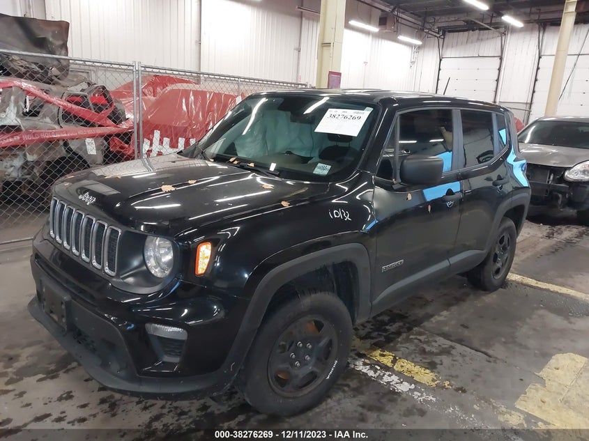 VIN ZACNJBAB6KPJ83445 2019 JEEP RENEGADE SPORT