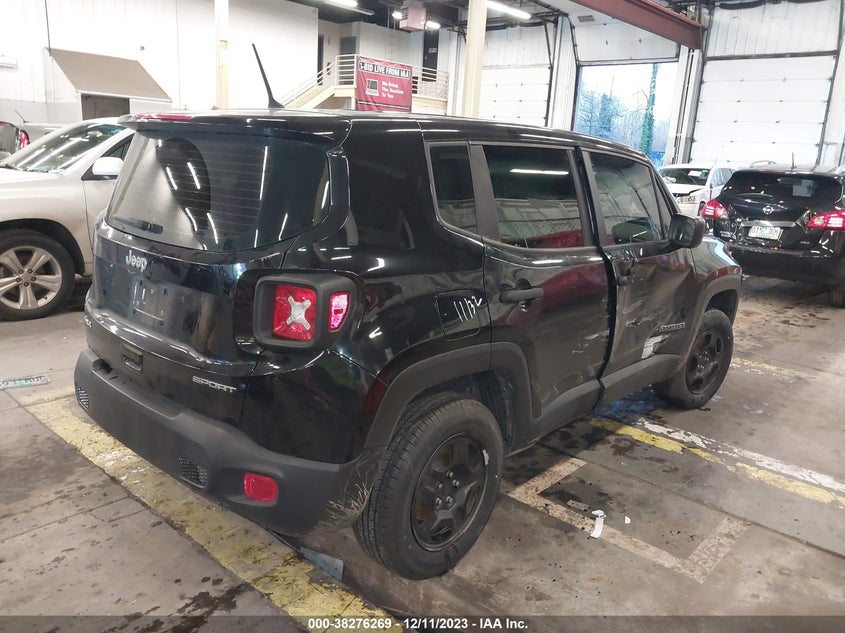 VIN ZACNJBAB6KPJ83445 2019 JEEP RENEGADE SPORT