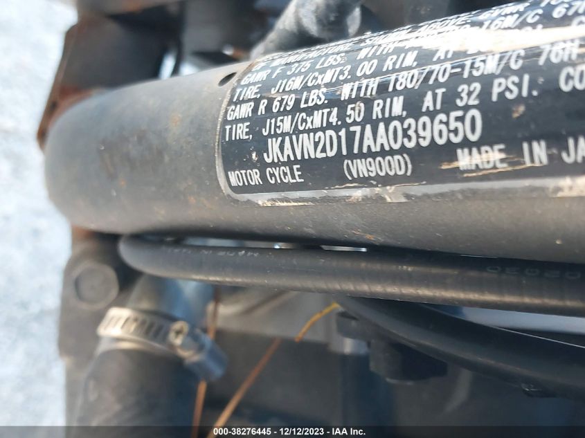 2010 KAWASAKI VN900 D - JKAVN2D17AA039650